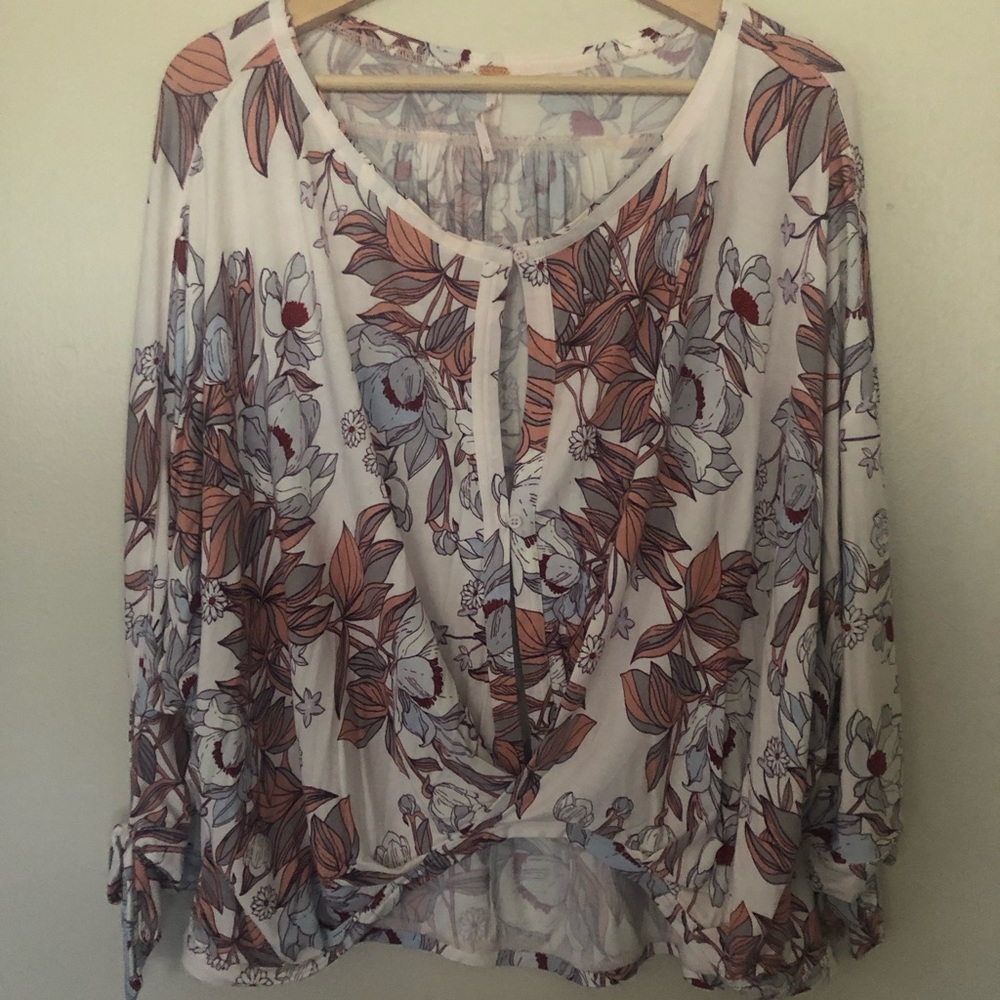 Free People Blouse top  shirt Large
